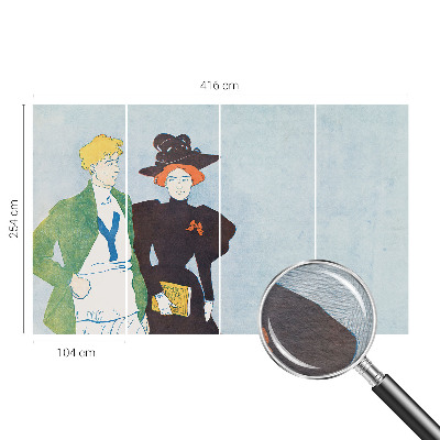 Poster mural panoramique Retro štýl