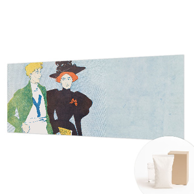 Poster mural panoramique au style rétro