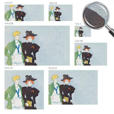 Papier peint photographique sur tissu non tissé Style rétro