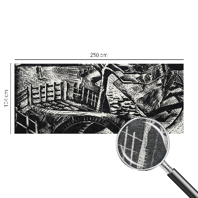 Papier peint salon moderne Architektonická krajina