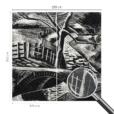 Papier peint salon moderne Architektonická krajina