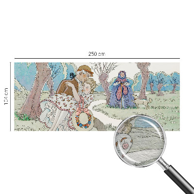 Papier peint panoramique Romantická scéna