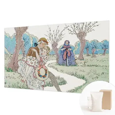 Papier peint photo grand format pour le mur Scène romantique