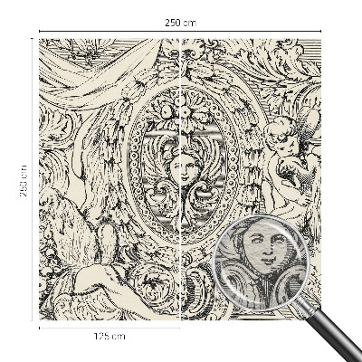 Papier peint panoramique intissé Bohatstvo ozdôb