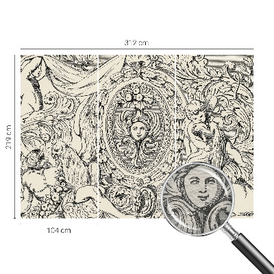 Papier peint panoramique intissé Bohatstvo ozdôb