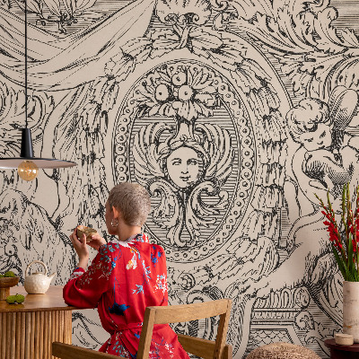 Papier peint panoramique intissé Bohatstvo ozdôb