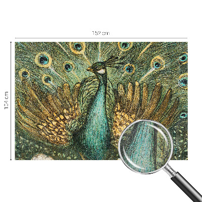 Papier peint panoramique enfant Majestátny páv