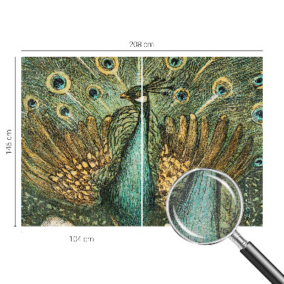 Papier peint panoramique enfant Majestátny páv