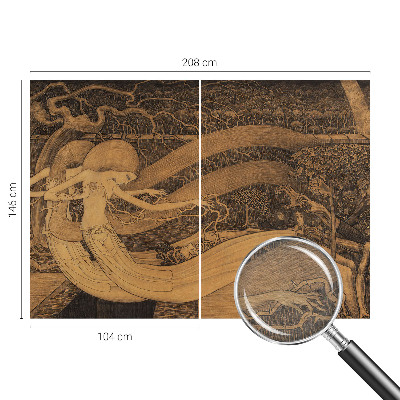 Papier peint panoramique moderne Surrealistické postavy