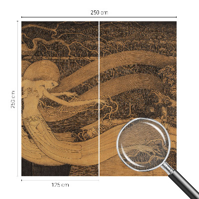 Papier peint panoramique moderne Surrealistické postavy