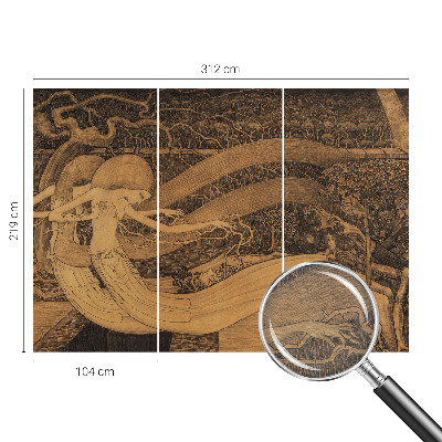 Papier peint panoramique moderne Surrealistické postavy