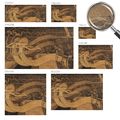 Papier peint panoramique moderne Surrealistické postavy