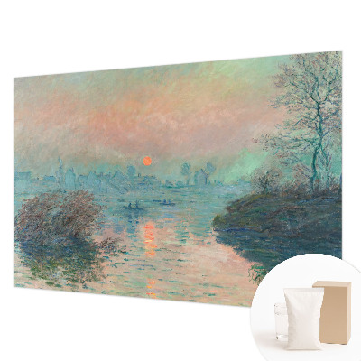 Papier peint panoramique tendance avec un motif d'atmosphère crépusculaire