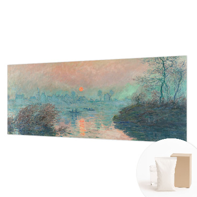 Papier peint panoramique tendance avec un motif d'atmosphère crépusculaire