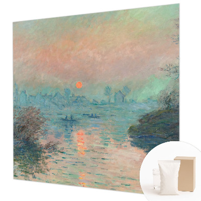 Papier peint panoramique tendance avec un motif d'atmosphère crépusculaire