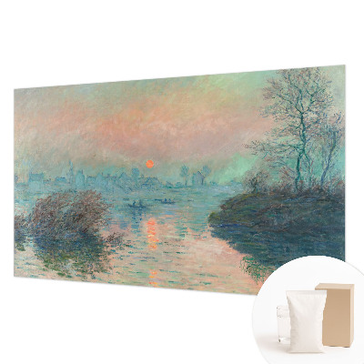 Papier peint panoramique tendance avec un motif d'atmosphère crépusculaire