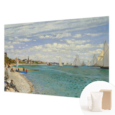 Papier peint panoramique haut de gamme avec un motif de paysage maritime