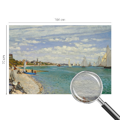 Papier peint panoramique haut de gamme avec un motif de paysage maritime