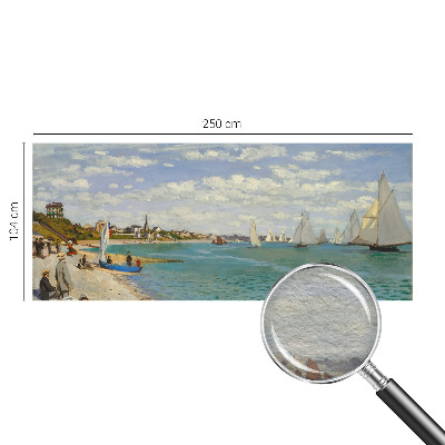 Papier peint panoramique haut de gamme avec un motif de paysage maritime