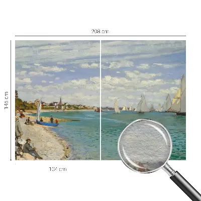 Papier peint photo imprimé sur tissu non tissé paysage marin