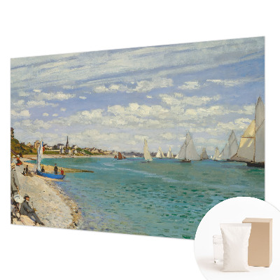 Papier peint panoramique haut de gamme avec un motif de paysage maritime