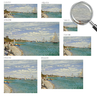 Papier peint panoramique haut de gamme avec un motif de paysage maritime