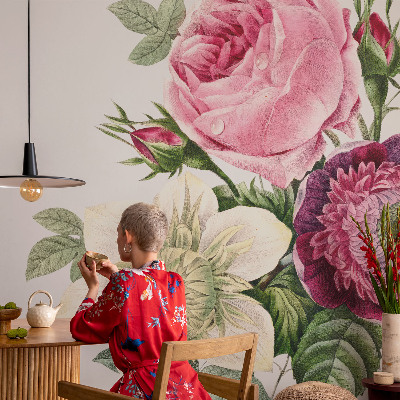 Papier peint panoramique facile à poser Kytica kvetov