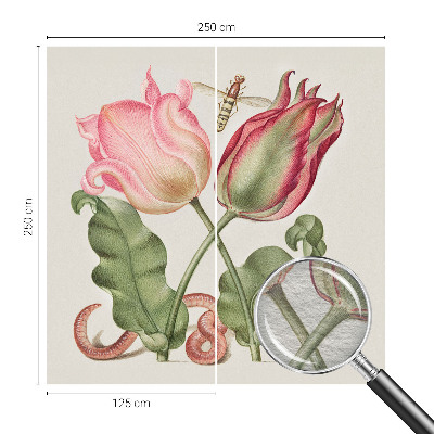 Papier peint panoramique de haute qualité Tulipánová krása