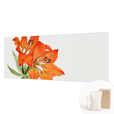 Papier peint photographique avec un motif de lys orange