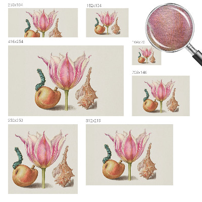Papier peint photographique salon avec un motif naturel évoquant une symbiose
