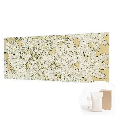 Papier peint photo imprimé sur tissu non tissé feuilles d'arbre