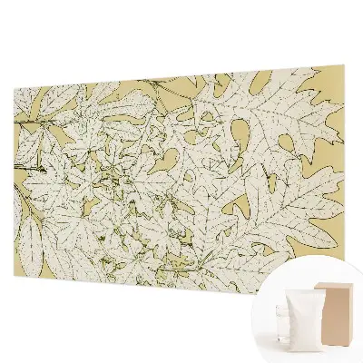Papier peint photo imprimé sur tissu non tissé feuilles d'arbre