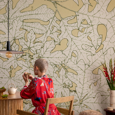 Papier peint photo Listy stromov