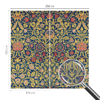 Décoration murale panoramique intissé avec un motif floral