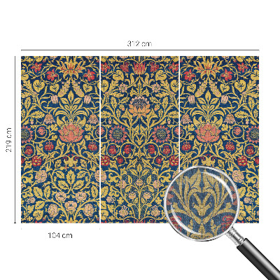 Décoration murale panoramique intissé avec un motif floral