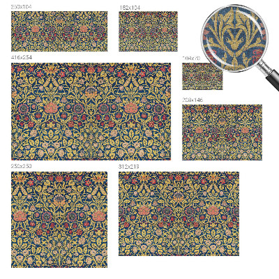 Décoration murale panoramique intissé avec un motif floral