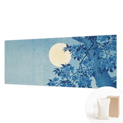 Papier peint intissé Lune des fleurs