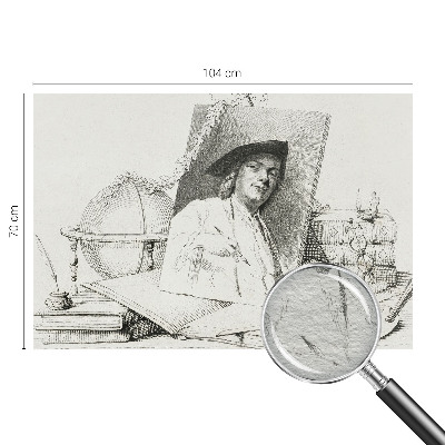 Papier peint chambre moderne Umelecký portrét