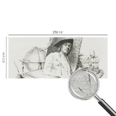 Papier peint photo sur tissu non tissé Portrait artistique