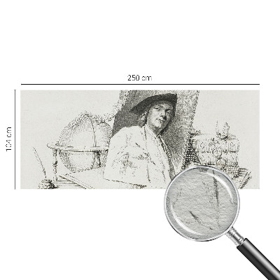 Papier peint chambre moderne Umelecký portrét