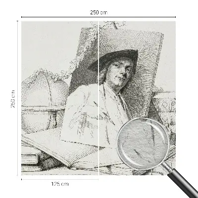 Papier peint photo sur tissu non tissé Portrait artistique