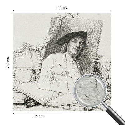 Papier peint chambre moderne Umelecký portrét