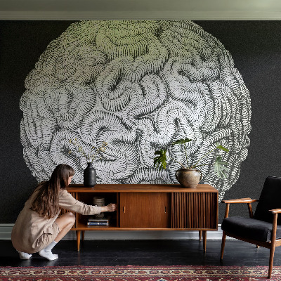 Papier peint salon moderne Sférická štruktúra