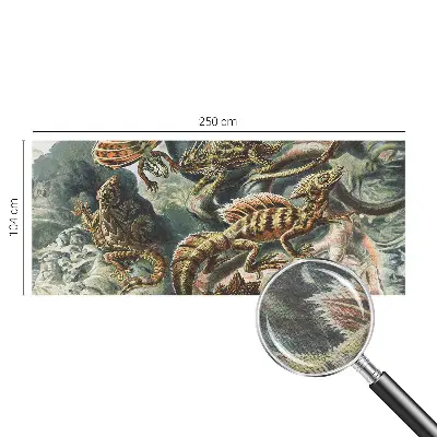 Papier peint photographique sur tissu non tissé Reptiles exotiques