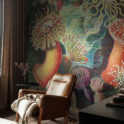 Papier peint panoramique chambre adulte à motif de sasanky luxe