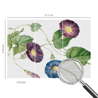 Papier peint panoramique salon Floristická elegancia