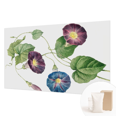 Papier peint panoramique salon à motif floral élégant