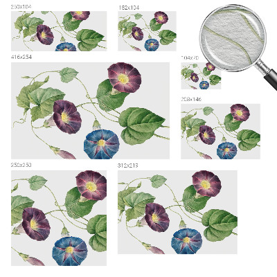 Papier peint panoramique salon Floristická elegancia