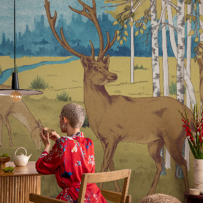 Papier peint panoramique moderne Lesná harmónia