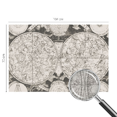 Papier peint panoramique tendance Hviezdna mapa
